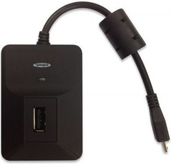 Fotoja e Lexues karte + USB Hub Ednet 2.0, i zi