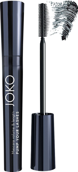 Fotoja e Maskarë Joko Make-Up Pump Your Lashes, 9 ml, e zezë