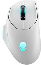 Fotoja e Maus Alienware AW620M, i bardhë
