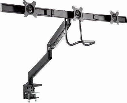 Fotoja e Mbajtës monitori Gembird Desk mount, për 3 monitorë, 17" - 27"