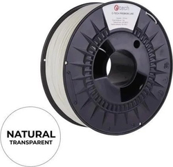 Fotoja e Filament printimi 3D C-Tech PREMIUM LINE, PETG, transparent, 1.75mm, 1kg