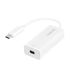 Fotoja e Përshtatës LogiLink UA0360 USB-C - DisplayPort Mini, i bardhë