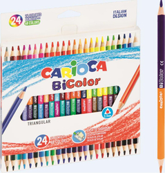 Fotoja e Lapsa me ngjyra Carioca Triangular BiColor 24/48