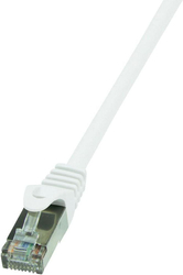 Fotoja e Kabllo rrjeti LogiLink, CAT 6, F/UTP, EconLine, 0.25m, e bardhë