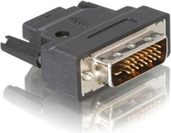 Fotoja e Përshtatës Delock AV HDMI në DVI-D, i zi
