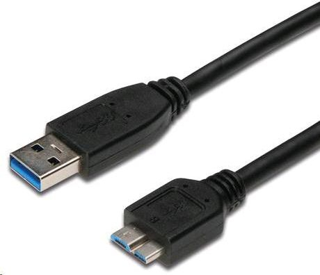 Fotoja e Kabllo PremiumCord USB-A - microUSB, 2m, e zezë