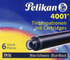 Fotoja e Fishekë boje për stilolaps Pelikan Tp/6, 6 copë, të kaltër / të zi, Picture 1
