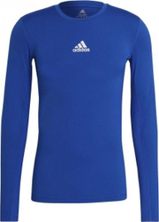 Fotoja e Bluzë me mëngë të gjata Adidas TECHFIT LS TOP GU7335, L, e kaltër