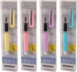 Fotoja e Stilolaps pastel Cresco Go Pen + 6 fishekë