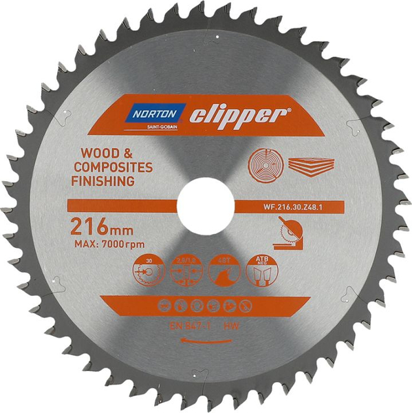 Fotoja e Teh sharre Norton Clipper 216mm x 30mm x 48z