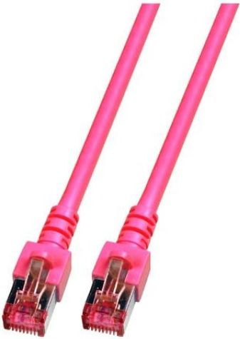Fotoja e Kabllo EFB Patchcord K5519.1, S/FTP, Cat. 6, 1m, rozë