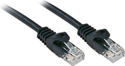 Fotoja e Kabllo patchcord Lindy Cat.6, U/UTP, 0.3m, e zezë