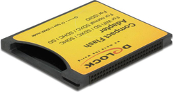 Fotoja e Përshtatës Delock Compact Flash në SDHC, i zi