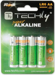 Fotoja e Bateri Techly AA/R6, 1.5V, 4 copë