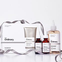 Fotoja e Set The Ordinary The Bright Set, Pastrues Squalene, 50ml, Tonik Glycolic Acid 7%, 100ml + Serum Ethylated Ascorbic Acid 15%, 30ml + Serum për sy Caffeine Solution 5% + EGCG, 30ml