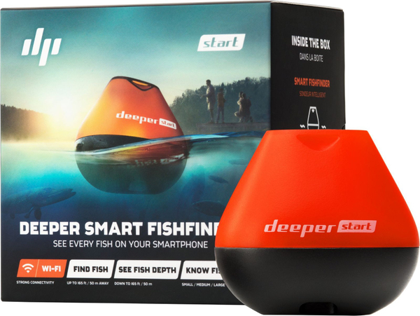 Fotoja e Altoparlant për peshkim Deeper Echosounder Fishfinder, Wireless, 65g, portokalli