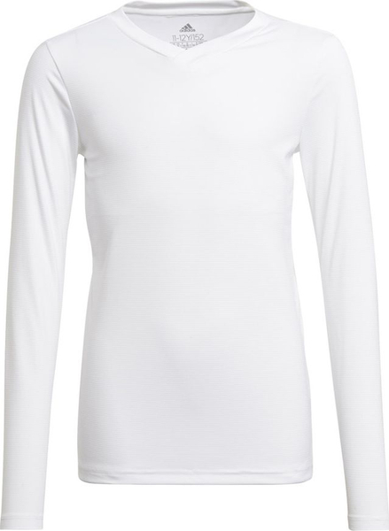 Fotoja e Bluzë me mëngë të gjata Adidas JR Team Base Tee LS, 152cm, e bardhë