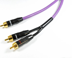 Fotoja e Kabllo zëri Melodika MDSWY, RCA (Cinch) në RCA (Cinch) x2, 0.5m, vjollcë