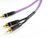 Fotoja e Kabllo zëri Melodika MDSWY, RCA (Cinch) në RCA (Cinch) x2, 0.5m, vjollcë, Picture 1