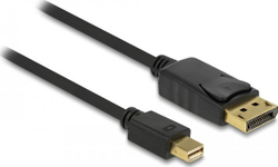 Fotoja e Kabllo Delock 82699, DisplayPort Mini në DisplayPort, 3m, e zezë