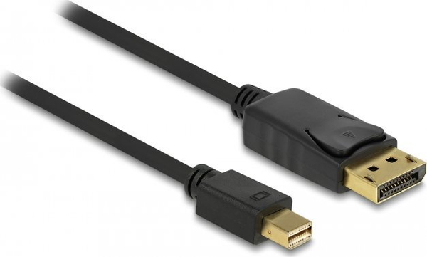 Fotoja e Kabllo Delock 82699, DisplayPort Mini në DisplayPort, 3m, e zezë