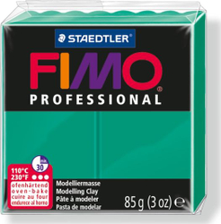 Fotoja e Plastelinë termoreaktive Fimo Profesionale, 85g, e gjelbër