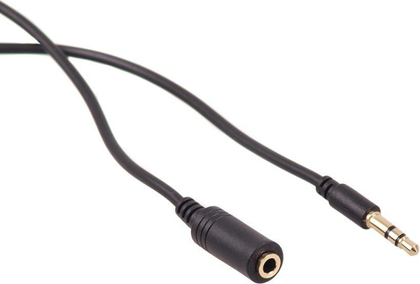 Fotoja e Kabllo Maclean Jack 3.5mm - Jack 3.5mm, 10m, e zezë
