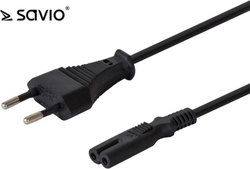 Fotoja e Kabllo energjie Savio CL-105, 3m, e zezë