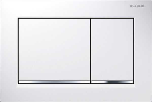 Fotoja e Buton për tualet Geberit Omega 30 (115.080.KJ.1), i bardhë