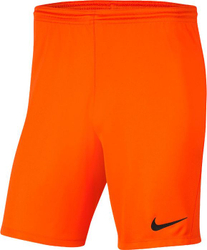 Fotoja e Shorce futbolli për djem Nike JR Park III Knit 819, 140 cm, portokalli