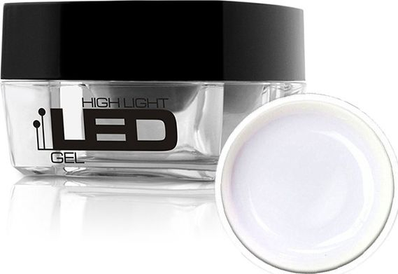 Fotoja e Xhel për thonjtë Silcare LED/UV, 15ml, i bardhë
