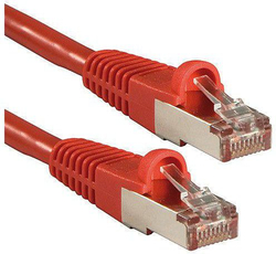 Fotoja e Kabllo patchcord Lindy RJ45 - RJ45, Cat.6, 1m, e kuqe