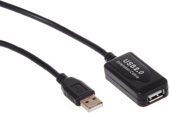 Fotoja e Përshtatës Maclean (MCTV-757) USB-A - USB-A,10m, i zi