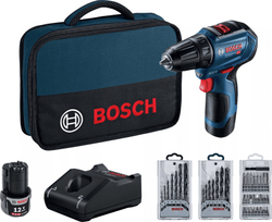 Fotoja e Trapani pa tela Bosch GSR 12V-30, 12V, 2 bateri 2 Ah