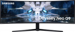 Fotoja e Monitor Samsung Odyssey G9 NEO, 49" LED, DQHD, i bardhë / zi