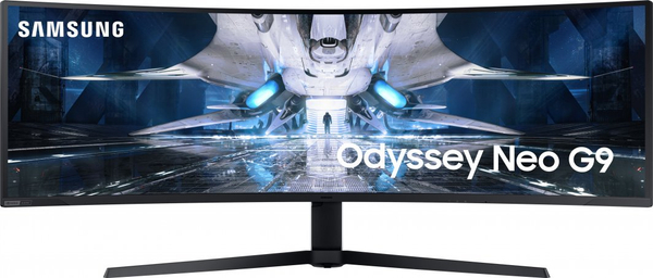 Fotoja e Monitor Samsung Odyssey G9 NEO, 49" LED, DQHD, i bardhë / zi