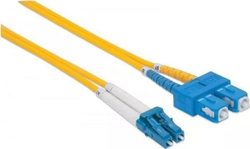 Fotoja e Kabllo optike Intellinet Network Solutions Patchcord SC-LC, Duplex, 9/125 OS2, 1m, e verdhë
