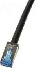 Fotoja e Kabllo rrjeti LogiLink Patchcord Cq7063s, Cat.6a, S/ftp, Pvc+pe, 3m, e zezë