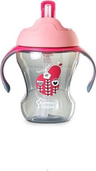 Fotoja e Biberon Tommee Tippee Straw Girl, 230ml, rozë