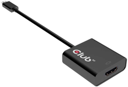Fotoja e Adapter USB-C në HDMI USB Club 3 D CAC-2504, i zi