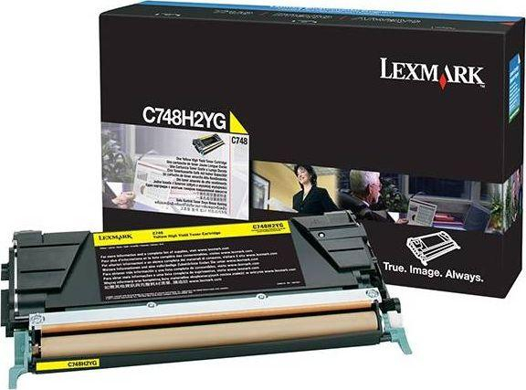 Fotoja e Toner Lexmark C748H3YG, origjinal, i verdhë