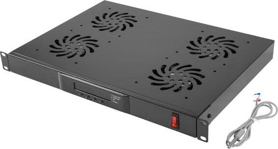 Fotoja e Panel i ventilimit LCD Lanberg 1U (AK-1503-B), 19"