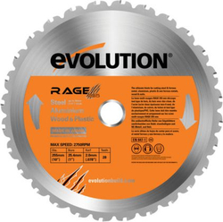 Fotoja e Sharrë rrethore Evolution TCT EVO-255-MULTI, 255mm
