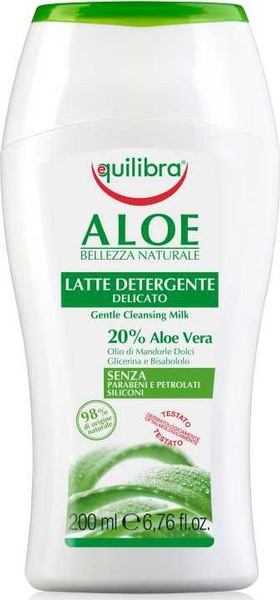 Fotoja e Pastrues për grim Equilibra Gentle Aloe Vera, 200 ml