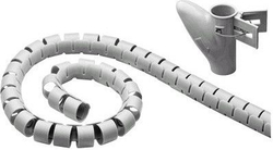 Fotoja e Organizuese për kabllo MicroConnect, spirale, e argjendë