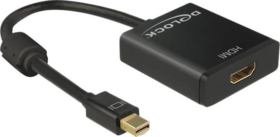 Fotoja e Përshtatës AV Delock DisplayPort Mini - HDMI, i zi