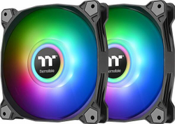 Fotoja e Ftohës Thermaltake Pure Duo 14 ARGB (CL-F116-PL14SW-A), 33dbA, 1500rpm, 82CFM, 140mm, i zi