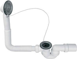 Fotoja e Gyp plastik për lavaman MCAlpine Siphon HC30-EX, i hirtë