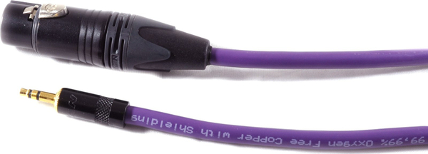 Fotoja e Kabllo Melodika Jack 3.5mm - XLR, 10m, vjollcë