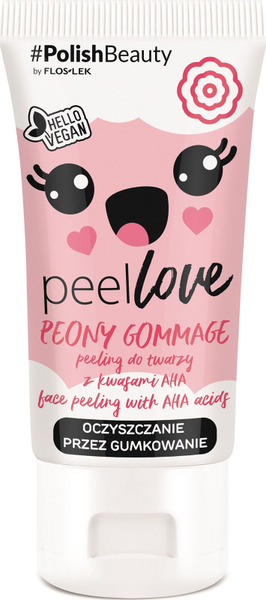 Fotoja e Skrab për fytyrë Floslek Peony Gommage AHA, 75 ml